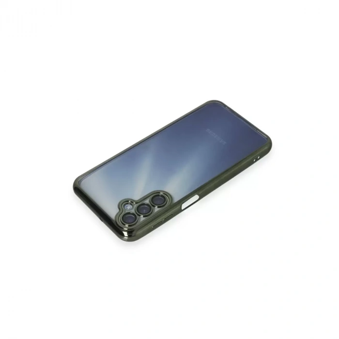 Samsung Galaxy A15 4g Kılıf Razer Lensli Silikon - Yeşil