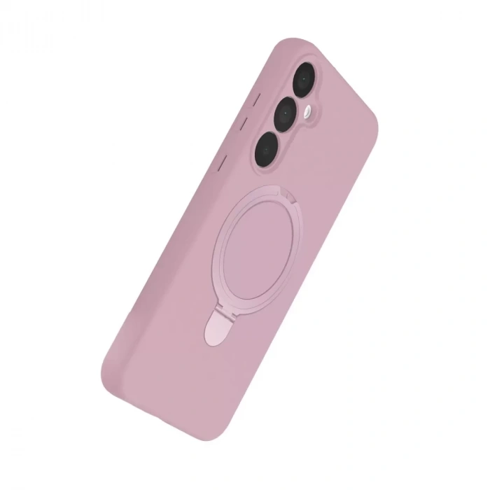 Samsung Galaxy A16 5g Regal Magsafe Standlı Kapak - Açık Pembe