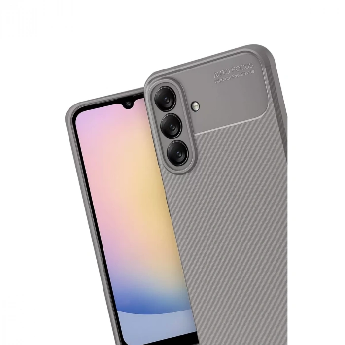 Samsung Galaxy A17 5g Auto Focus Karbon Kapak - Gri