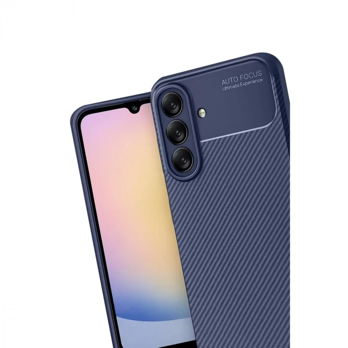 Samsung Galaxy A17 5g Auto Focus Karbon Kapak - Lacivert