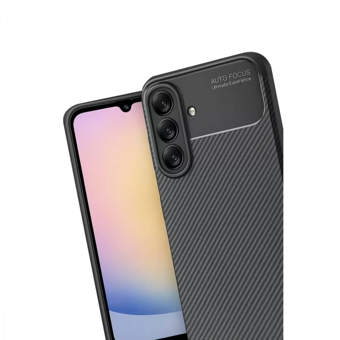 Samsung Galaxy A17 5g Auto Focus Karbon Kapak - Siyah