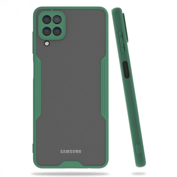 Samsung Galaxy A22 Kılıf Platin Silikon - Yeşil