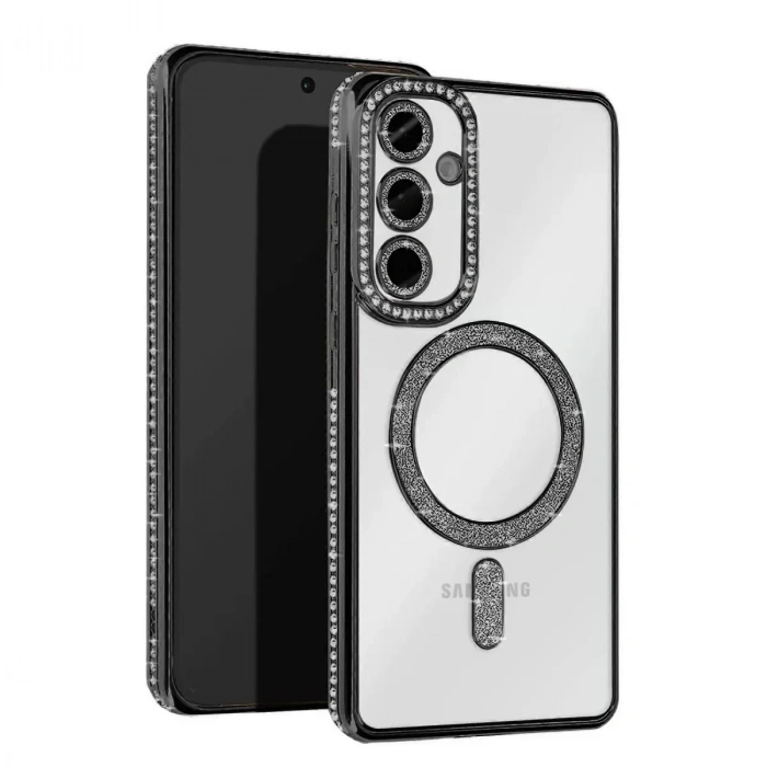 Samsung Galaxy A26 Joke Simli Magneticsafe Kılıf - Siyah
