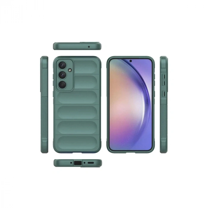 Samsung Galaxy A26 Kılıf Optimum Silikon - Koyu Yeşil