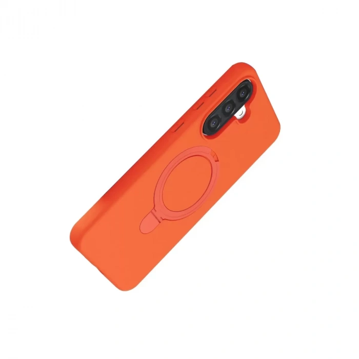 Samsung Galaxy A26 Regal Magsafe Standlı Kapak - Turuncu