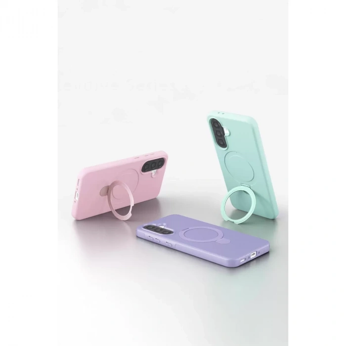 Samsung Galaxy A26 Regal Magsafe Standlı Kapak - Yeşil