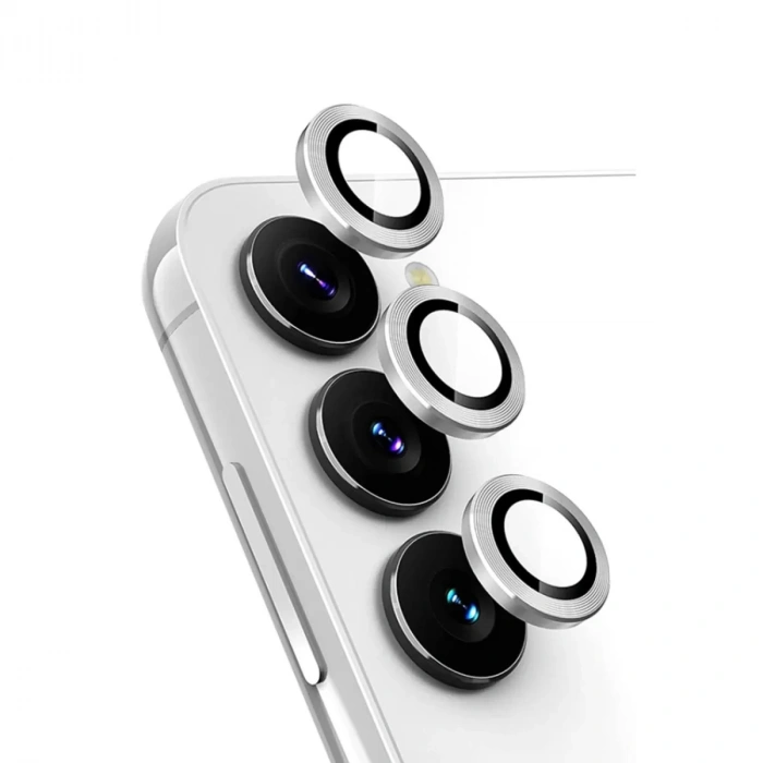 Samsung Galaxy A34 5g Valdez Metal Kamera Lens - Gümüş