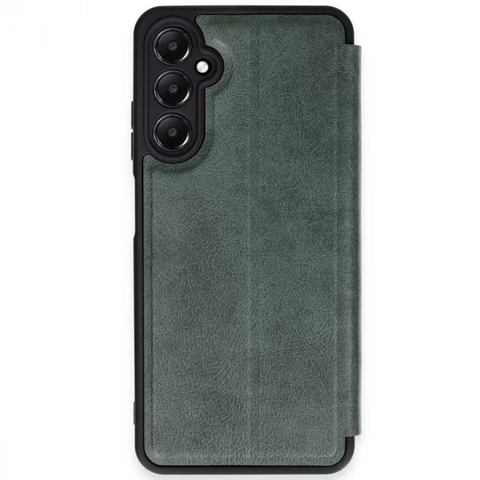 Samsung Galaxy A35 5g Kılıf Flip Cover - Koyu Yeşil