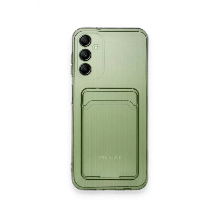 Samsung Galaxy A35 5g Kılıf Kart Şeffaf Silikon - Şeffaf