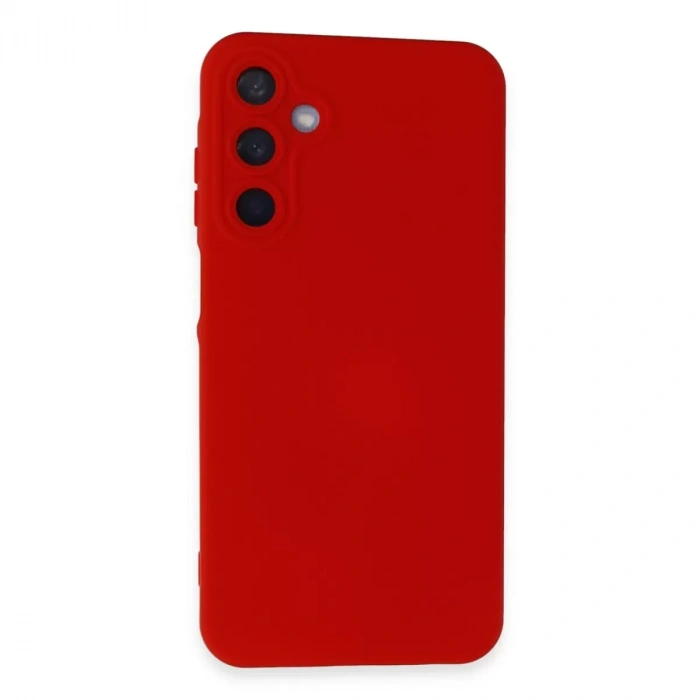 Samsung Galaxy A35 5g Kılıf Nano İçi Kadife Silikon - Kırmızı