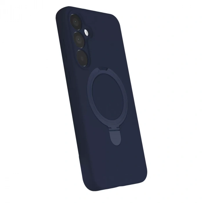 Samsung Galaxy A35 5g Regal Magsafe Standlı Kapak - Lacivert