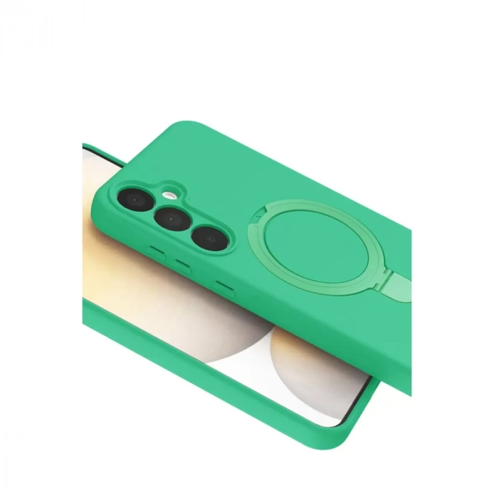 Samsung Galaxy A35 5g Regal Magsafe Standlı Kapak - Yeşil