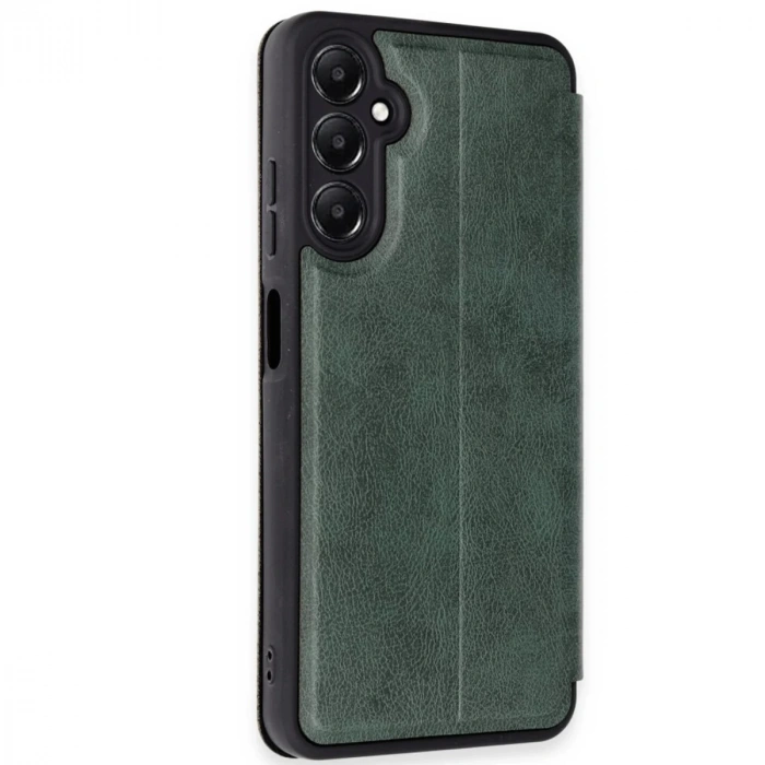 Samsung Galaxy A36 Kılıf Flip Cover - Koyu Yeşil