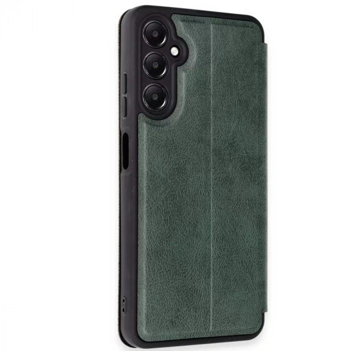 Samsung Galaxy A36 Kılıf Flip Cover - Koyu Yeşil