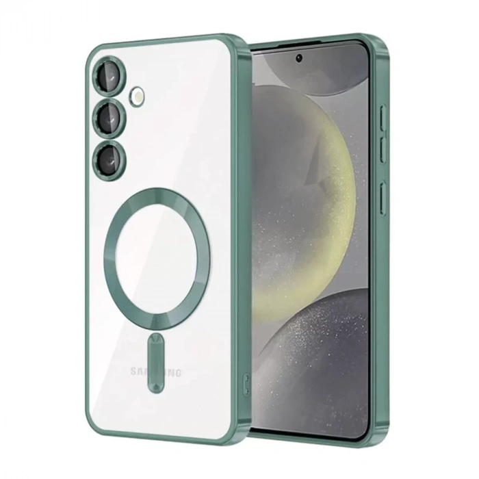 Samsung Galaxy A36 Kross Magneticsafe Kapak - Koyu Yeşil