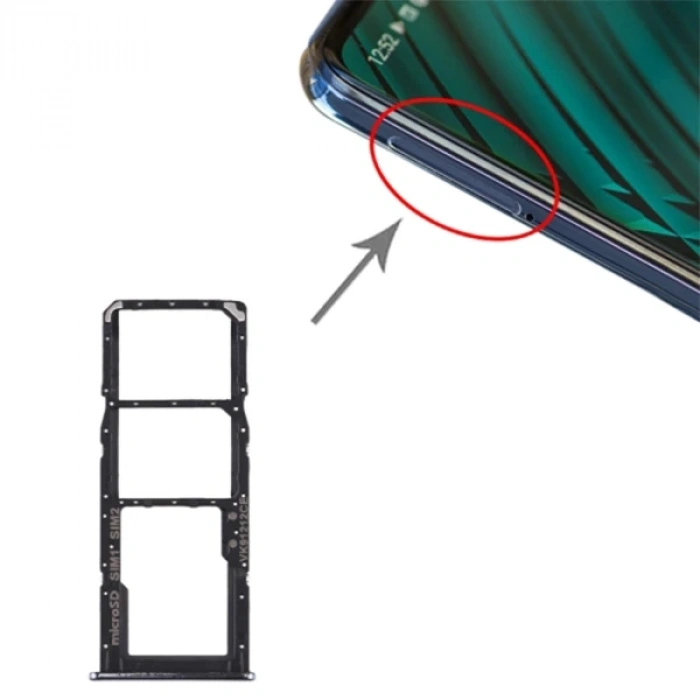 Samsung Galaxy A51 SM-A51 Sim Hafıza Kart Kapağı Tutucu-(5775)