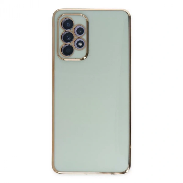 Samsung Galaxy A52 Kılıf Volet Silikon - Açık Yeşil