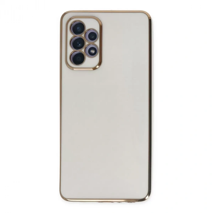 Samsung Galaxy A52 Kılıf Volet Silikon - Beyaz