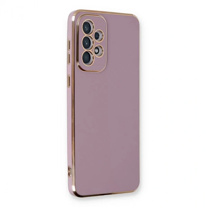Samsung Galaxy A53 5g Kılıf Volet Silikon - Mor