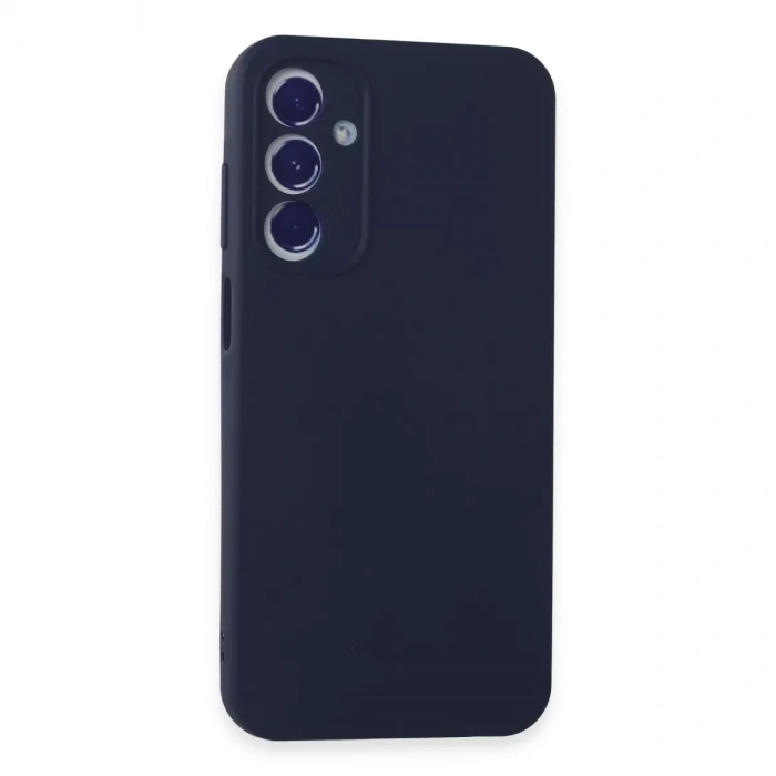 Samsung Galaxy A55 5g Kılıf First Silikon - Lacivert