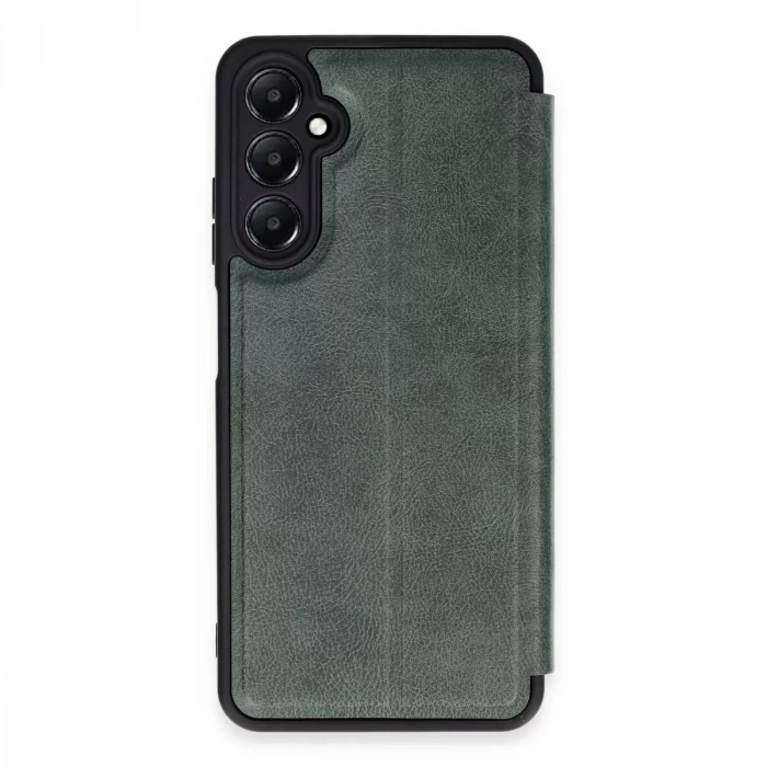 Samsung Galaxy A55 5g Kılıf Flip Cover - Koyu Yeşil
