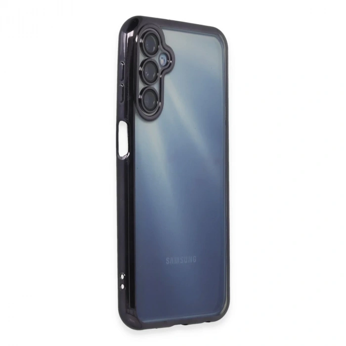 Samsung Galaxy A55 5g Kılıf Razer Lensli Silikon - Mor