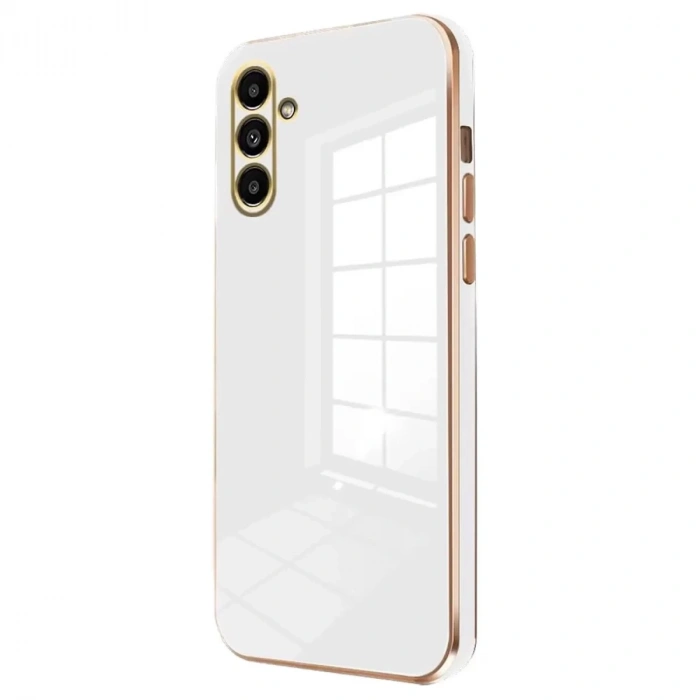 Samsung Galaxy A55 5g Kılıf Volet Silikon - Beyaz