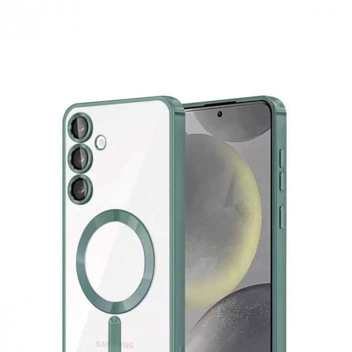 Samsung Galaxy A56 Kross Magneticsafe Kapak - Koyu Yeşil