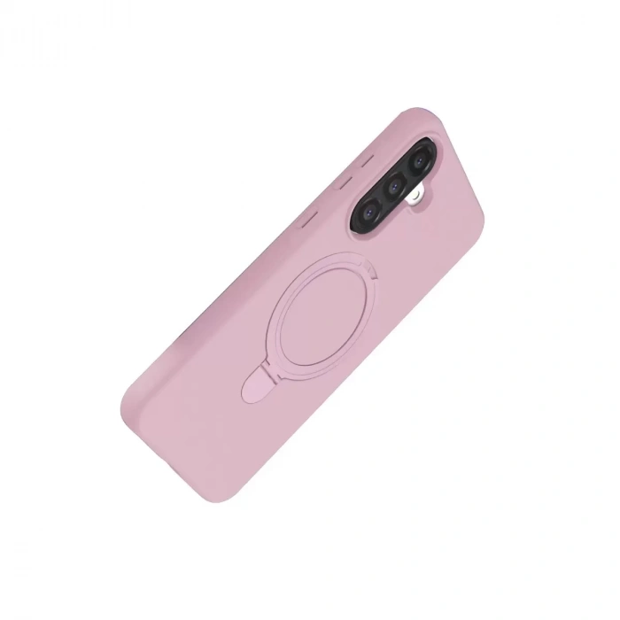 Samsung Galaxy A56 Regal Magsafe Standlı Kapak - Açık Pembe