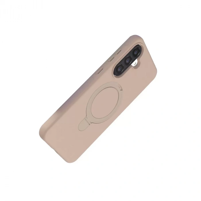 Samsung Galaxy A56 Regal Magsafe Standlı Kapak - Çöl Titanyum