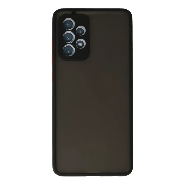 Samsung Galaxy A72 Kılıf Montreal Silikon Kapak - Siyah