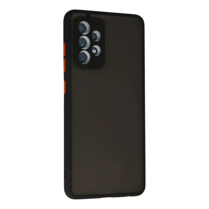 Samsung Galaxy A72 Kılıf Montreal Silikon Kapak - Siyah