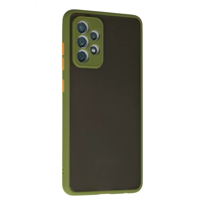 Samsung Galaxy A72 Kılıf Montreal Silikon Kapak - Yeşil