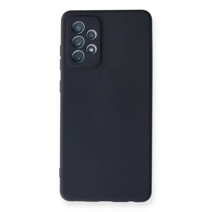 Samsung Galaxy A72 Kılıf Nano İçi Kadife Silikon - Lacivert