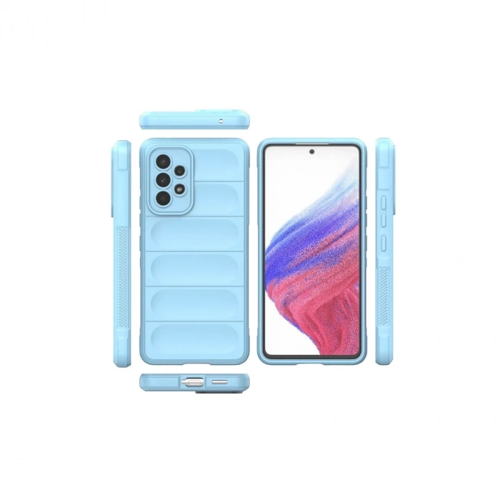 Samsung Galaxy A73 5g Kılıf Optimum Silikon - Sky Blue