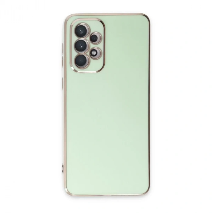 Samsung Galaxy A73 5g Kılıf Volet Silikon - Açık Yeşil