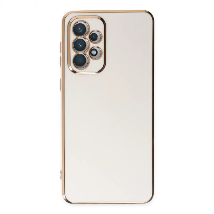 Samsung Galaxy A73 5g Kılıf Volet Silikon - Beyaz