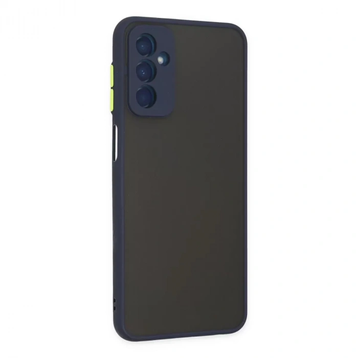 Samsung Galaxy M13 Kılıf Montreal Silikon Kapak - Lacivert