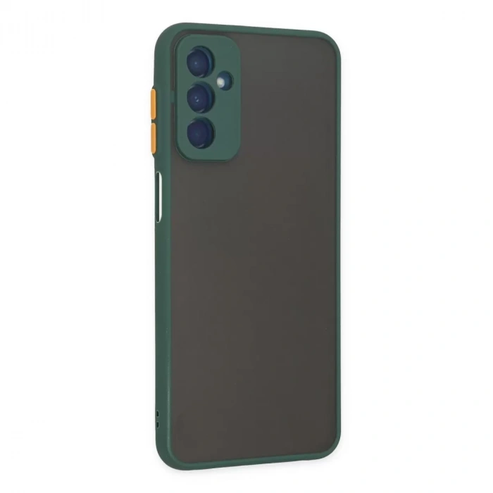 Samsung Galaxy M13 Kılıf Montreal Silikon Kapak - Yeşil