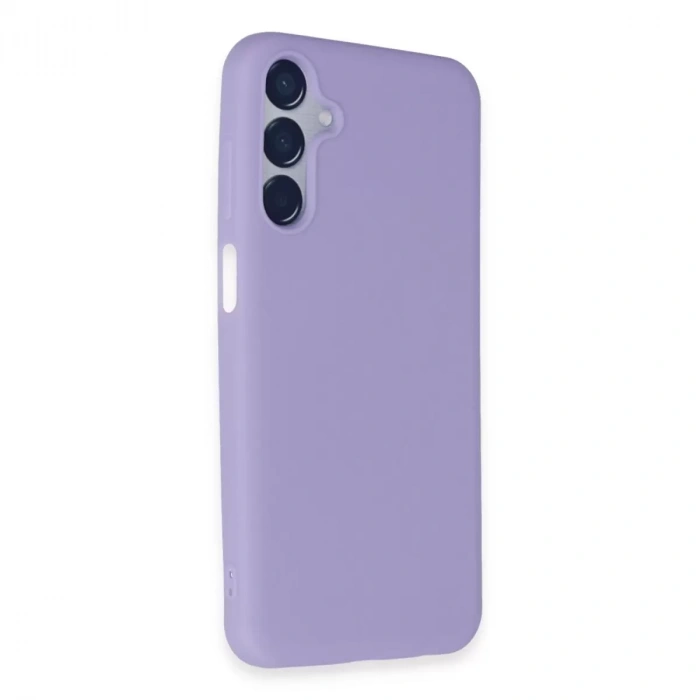 Samsung Galaxy M15 Kılıf First Silikon - Lila