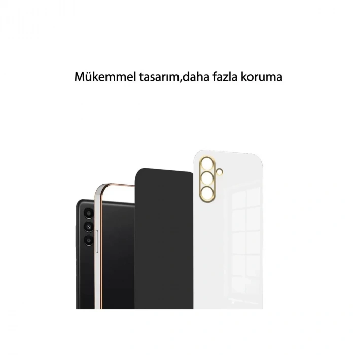 Samsung Galaxy M15 Kılıf Volet Silikon - Pembe