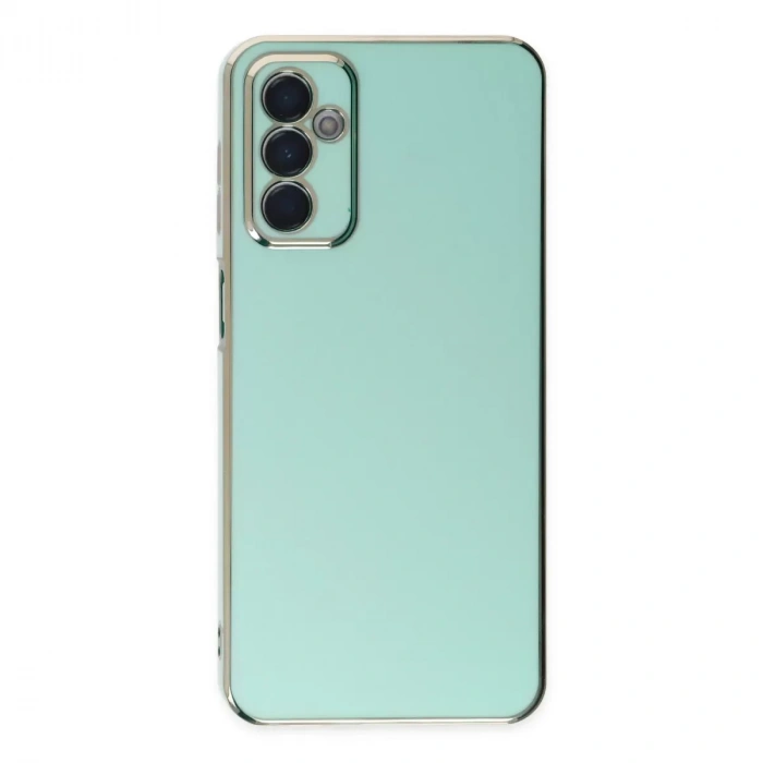 Samsung Galaxy M23 Kılıf Volet Silikon - Açık Yeşil