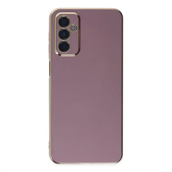Samsung Galaxy M23 Kılıf Volet Silikon - Mor