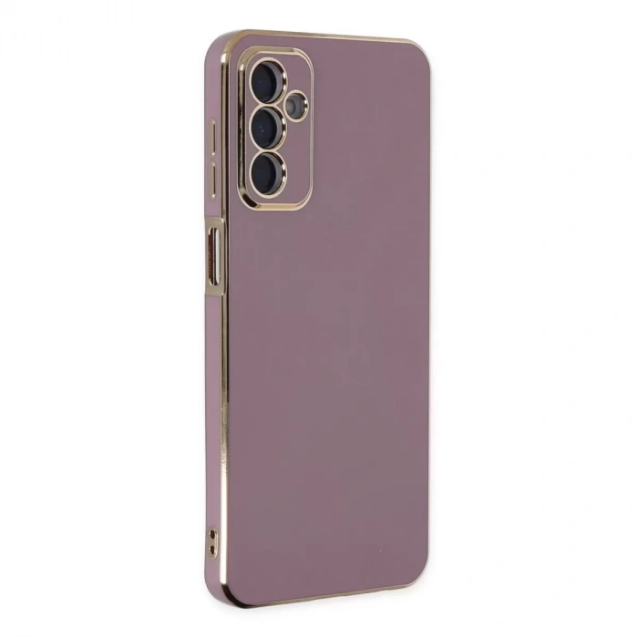 Samsung Galaxy M23 Kılıf Volet Silikon - Mor