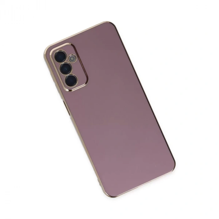 Samsung Galaxy M23 Kılıf Volet Silikon - Mor