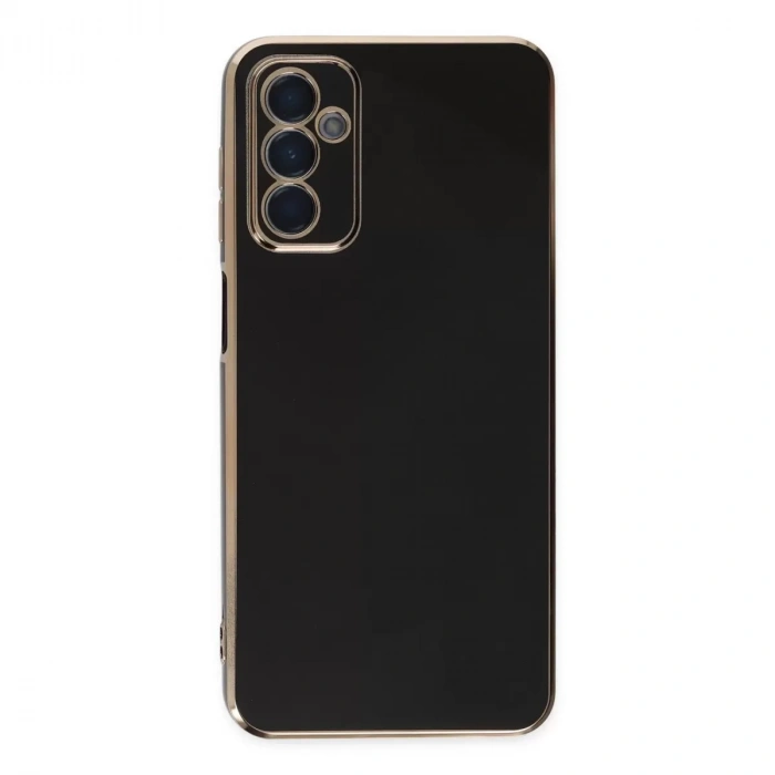 Samsung Galaxy M23 Kılıf Volet Silikon - Siyah