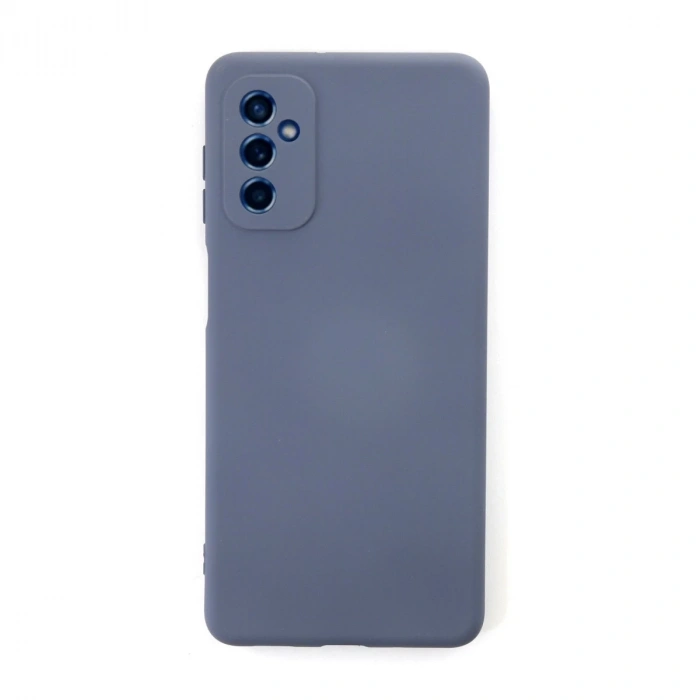 Samsung Galaxy M52 5g Kılıf Nano İçi Kadife Silikon - Gri
