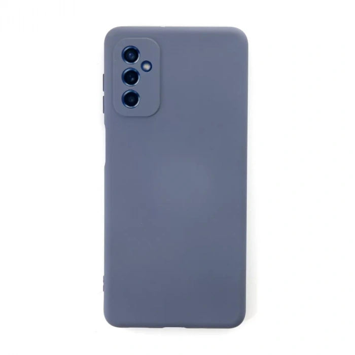Samsung Galaxy M52 5g Kılıf Nano İçi Kadife Silikon - Gri