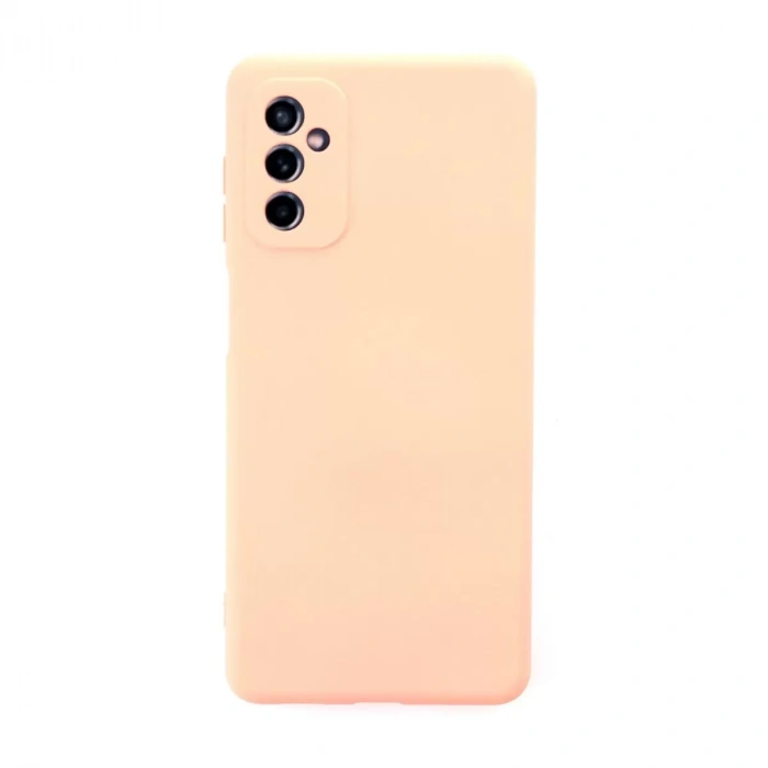 Samsung Galaxy M52 5g Kılıf Nano İçi Kadife Silikon - Pudra