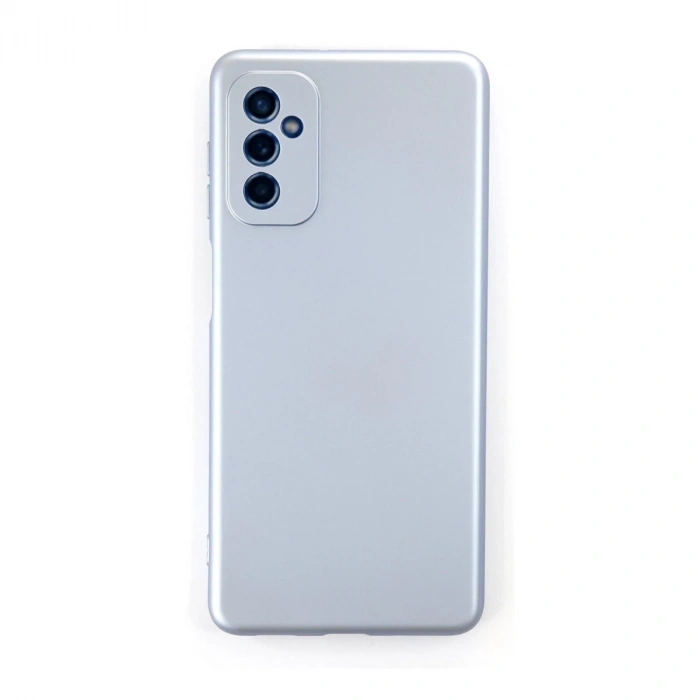 Samsung Galaxy M52 5g Kılıf Nano İçi Kadife Silikon - Sky Blue